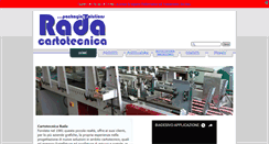 Desktop Screenshot of cartotecnica-rada.it