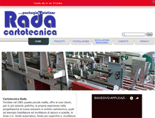 Tablet Screenshot of cartotecnica-rada.it